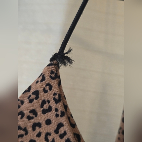 GAZE Leopard Print Women's Top, Large, Spaghetti Strap Tank Top Soft NWT - Picture 5 of 5